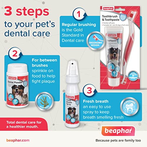 Beaphar Dual-Enzyme Toothpaste for Dogs & Cats
