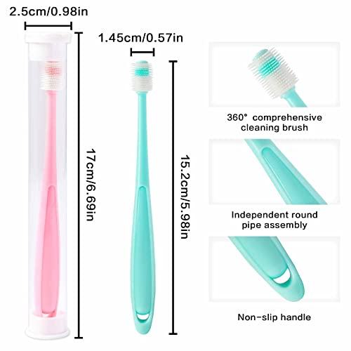 Small Dog 360 Degree Silicone Toothbrush Pack