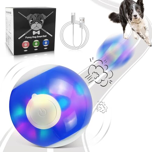 Interactive Smart Dog Ball Toy, Rotating Chaser Ball