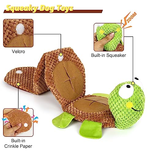Interactive Squeaky Snuffle Toy for Medium Large Dogs