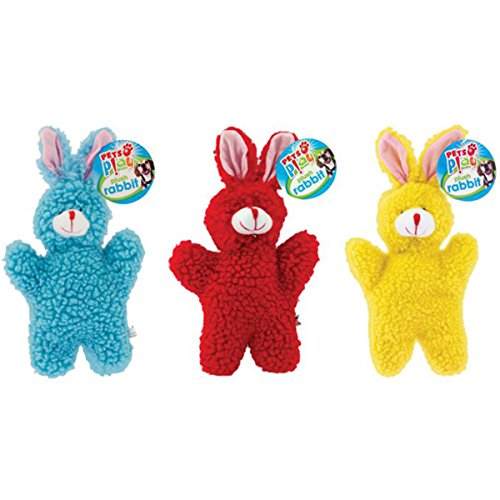 3 Colorful Squeaky Pet Dog Plush Toy Set