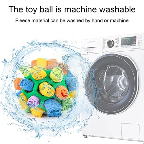 Yellow Dog Snuffle Ball: Interactive Puzzle Toy for Dogs