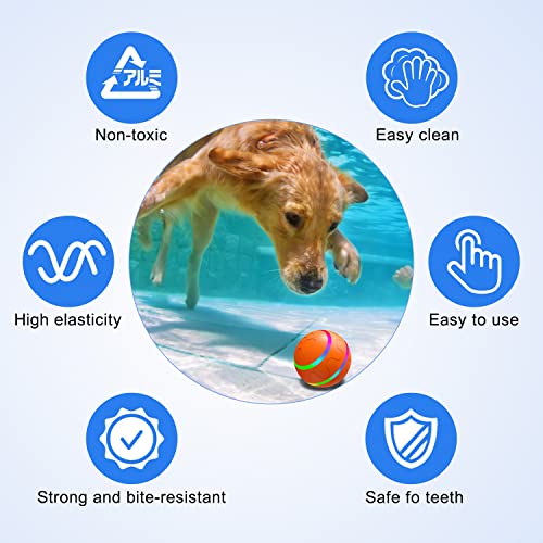 Remote Control Smart Interactive Dog Ball Toy with LED