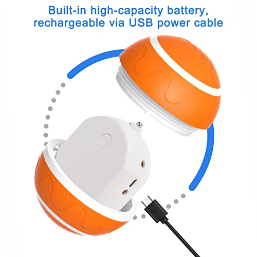 Remote Control Smart Interactive Dog Ball Toy with LED