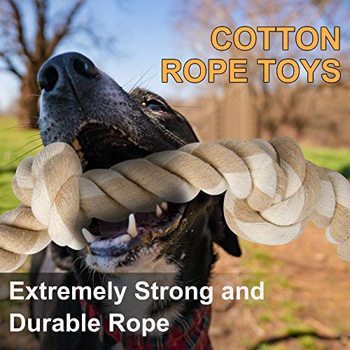 Indestructible Cotton Dog Rope Toys for Aggressive Chewers