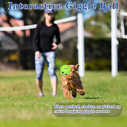 Interactive Indestructible Giggle Ball Toy for Dogs