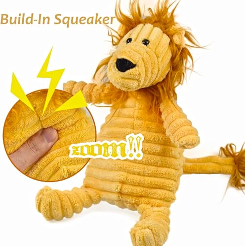 5-Pack Plush Squeaky Dog Toy Bundle for All Sizes