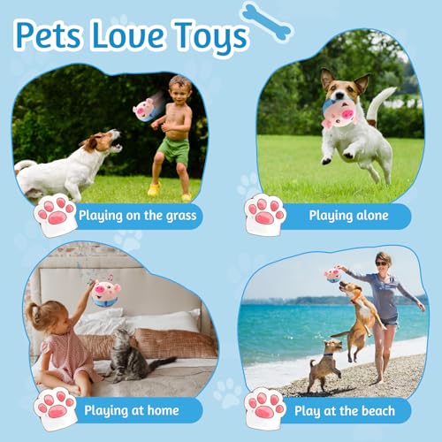 Interactive Talking Dog Toy with Jumping Pig Design