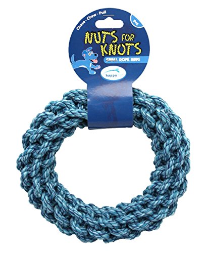 Large Nuts For Knots Rope Ring Dog Toy