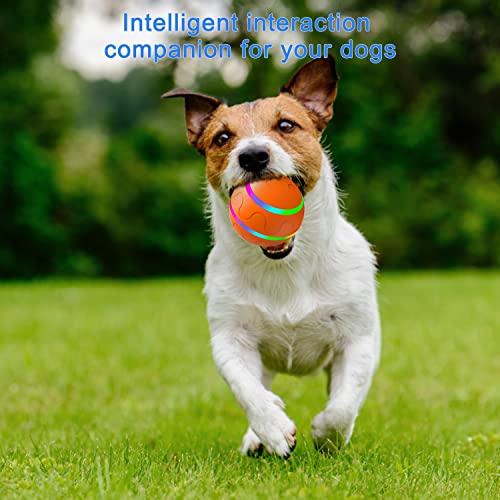 Remote Control Smart Interactive Dog Ball Toy with LED