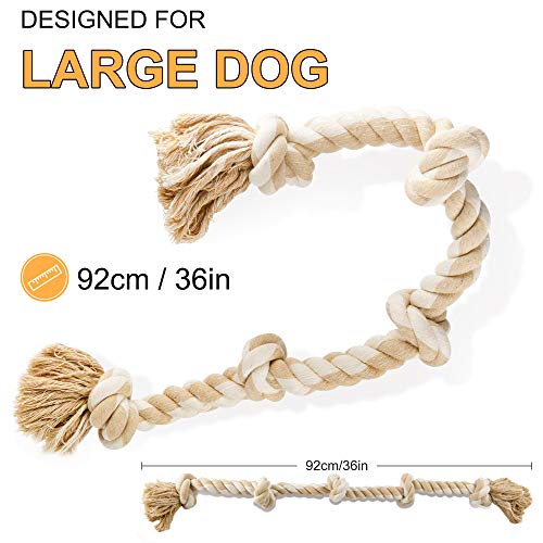 Indestructible Cotton Dog Rope Toys for Aggressive Chewers