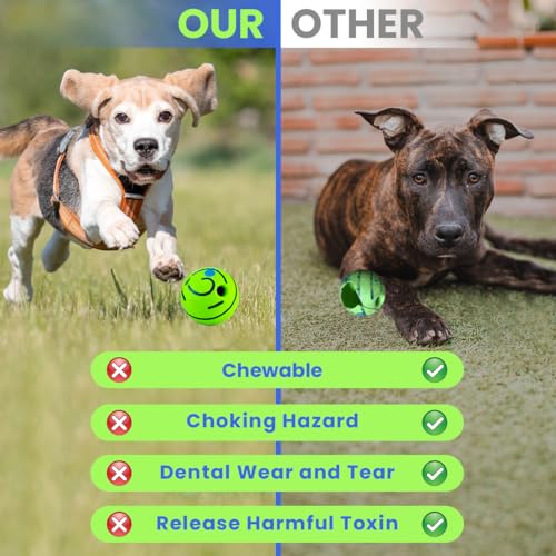 ZUNAX Giggle Ball: Interactive Squeaky Toy for Dogs