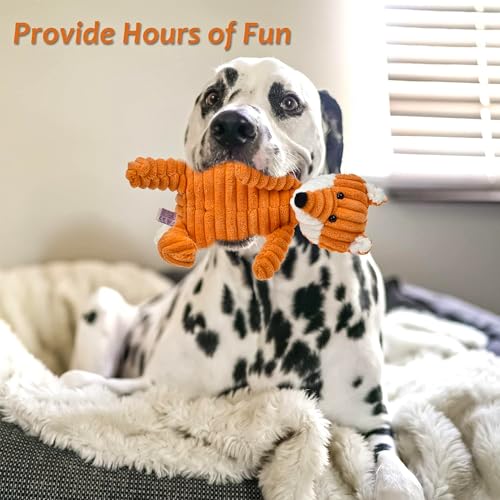 5-Pack Plush Squeaky Dog Toy Bundle for All Sizes