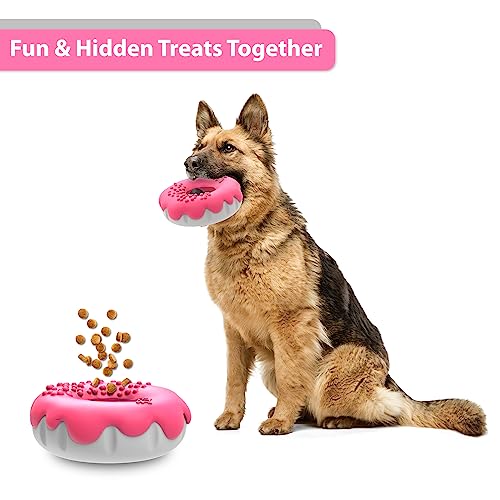 PetBuds Indestructible Doughnut Dog Toys - Interactive Boredom_solution