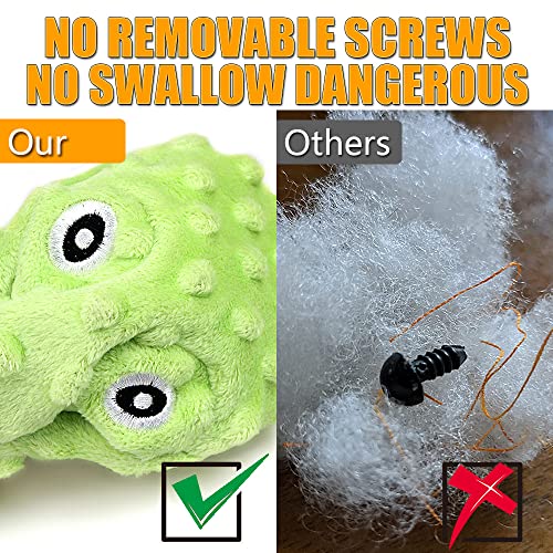 Octopus Squeaky Dog Toys for Boredom, Soft & Durable