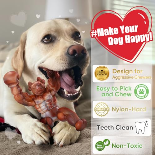 Zinbo Indestructible Bacon Flavored Dog Chew Toy