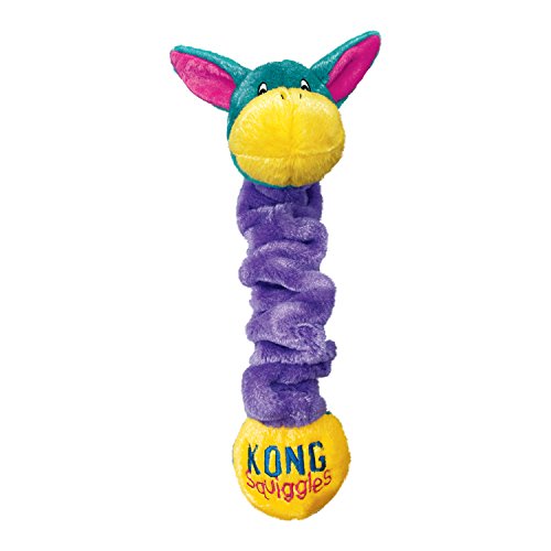KONG Squiggles Stretchy Plush Dog Toy - Assorted