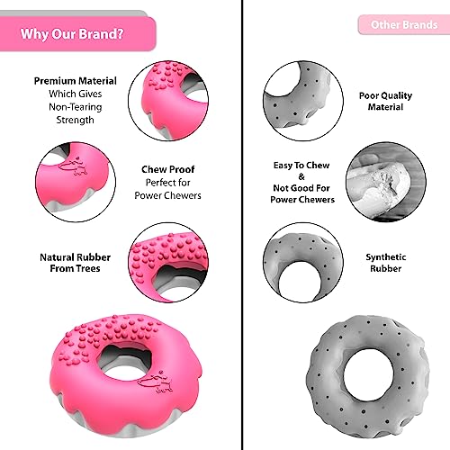 PetBuds Indestructible Doughnut Dog Toys - Interactive Boredom_solution