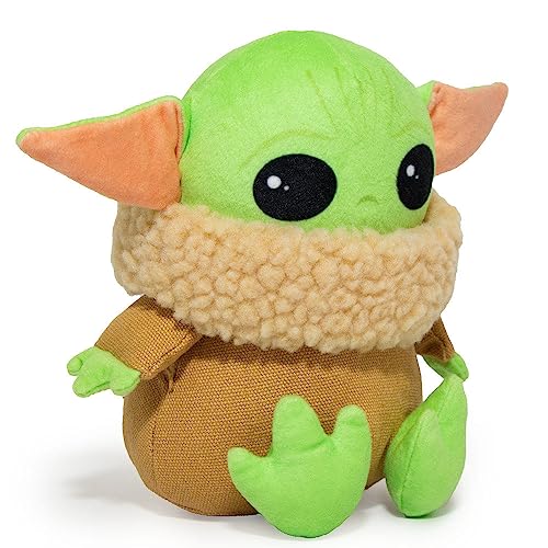 Mandalorian Baby Yoda Dog Toy, Plush Squeaker, All Breeds