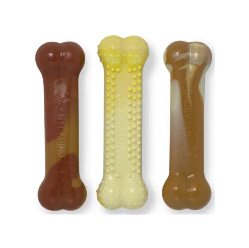 Nylabone Tough Chew Toys Variety Pack for Small Dogs
