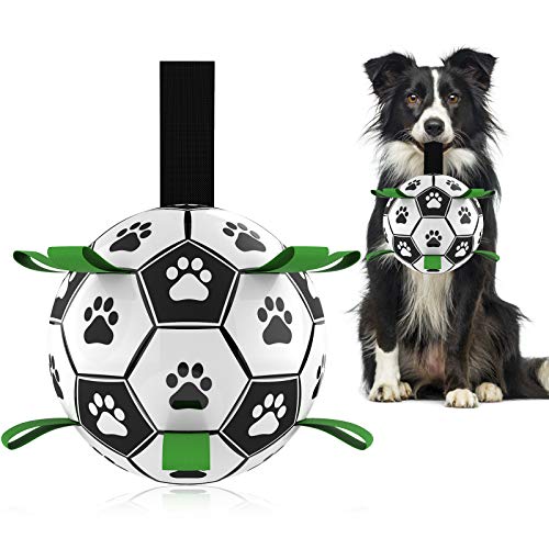 Interactive Dog Football Toy for Small-Medium Breeds, Durable