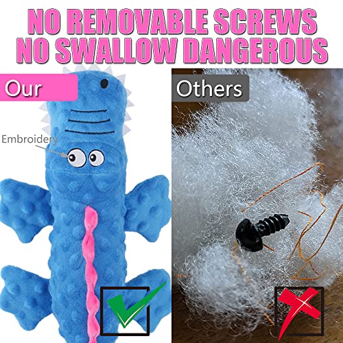 Crocodile Plush Squeaky Dog Toy for Large Dogs