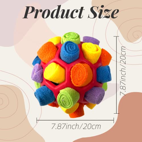 CIIVURR Snuffle Ball Interactive Food Puzzle Toy for Dogs