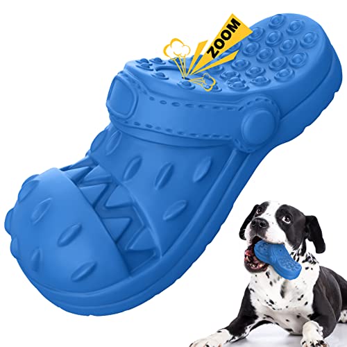 Indestructible Squeaky Dog Toy with Milk Flavor