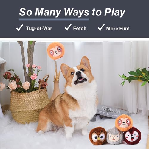 HugSmart Pet Zoo Ball - Interactive Dog Toy Pack