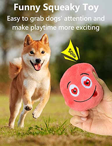 Dog Toys, Soft Plush Chew Balls, Interactive Fetch