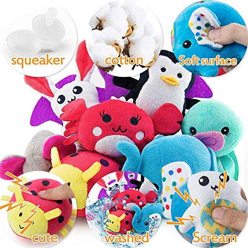 Soft Squeaky Dog Toys for Small - Medium Dogs