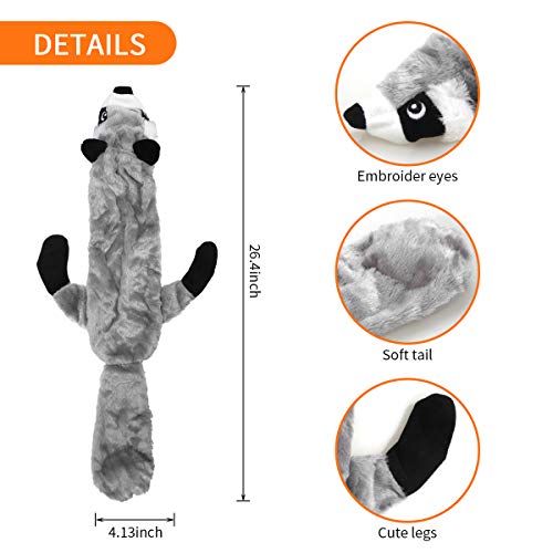 Bojafa Squeaky Dog Toy Bundle - Durable Plush