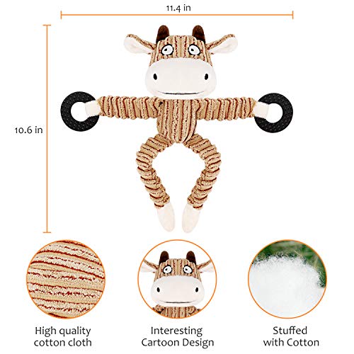 Bojafa Durable Squeaky Dog Toys Bundle for Dogs