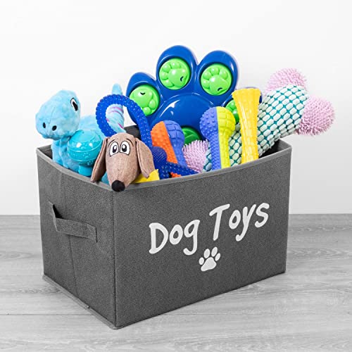 Grey Smart Choice Dog Toy Box