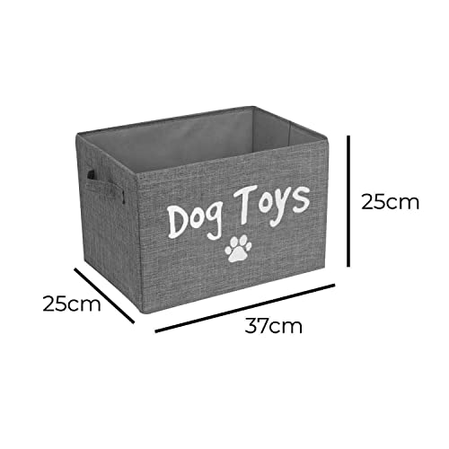 Grey Smart Choice Dog Toy Box