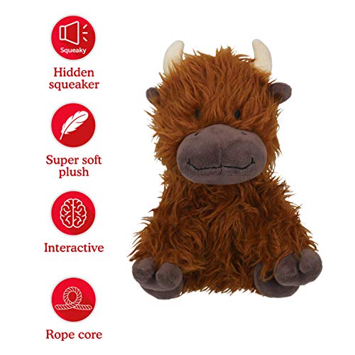 Durable Rope Core Cow Toy for Dogs