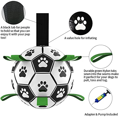 Interactive Dog Football Toy for Small-Medium Breeds, Durable