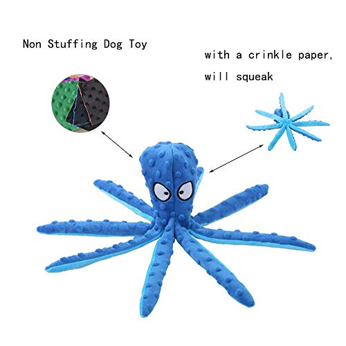 Octopus Dog Toys Bundle with Squeaker for Training