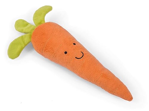 Petface Fluffy Carrot Dog Toy