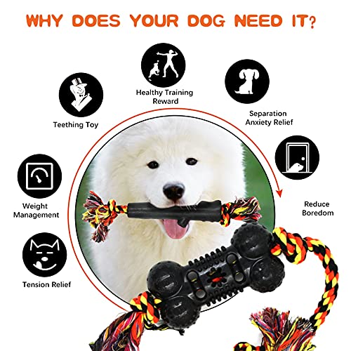 Yipetor Durable Dog Chew Toy Bone Set (6-pack)