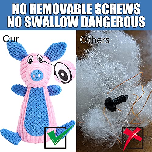 Pig Squeaky Plush Toy for Small-Medium Dogs