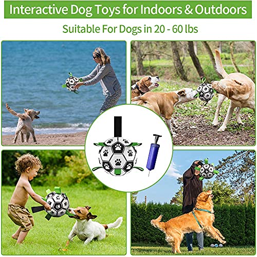 Interactive Dog Football Toy for Small-Medium Breeds, Durable