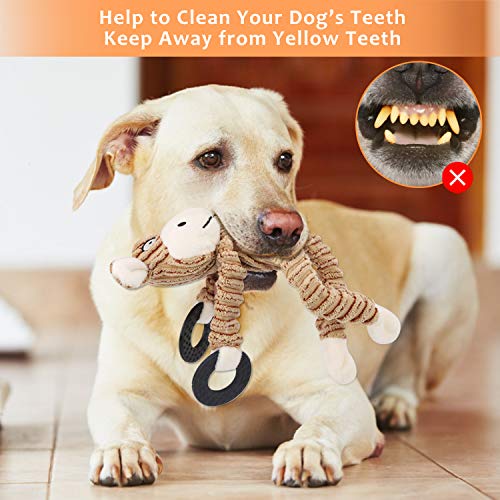 Bojafa Durable Squeaky Dog Toys Bundle for Dogs