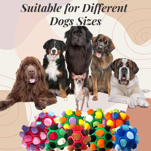 CIIVURR Snuffle Ball Interactive Food Puzzle Toy for Dogs