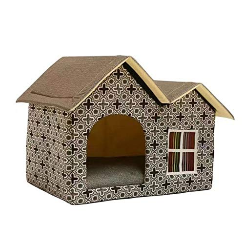 Ruixf Waterproof Indoor/Outdoor Foldable Dog Kennel 55x40x42cm