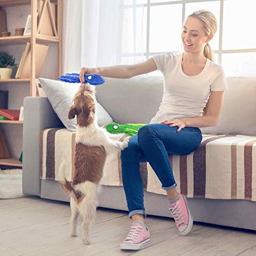 Octopus Dog Toys Bundle with Squeaker for Training