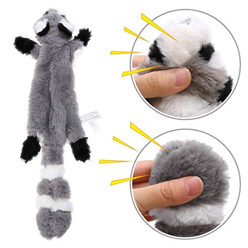 Squeaky Plush Dog Toy Set for Small-Medium Dogs