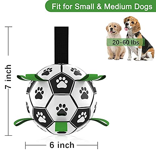 Interactive Dog Football Toy for Small-Medium Breeds, Durable