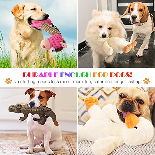 KONKY Plush Squeaky Toys Set for Dogs, 3-Pack