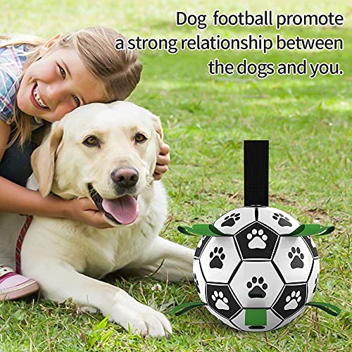 Interactive Dog Football Toy for Small-Medium Breeds, Durable